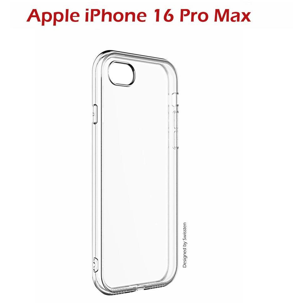 Swissten Clear Jelly iPhone 16 Pro Max átlátszó tok (32802945)