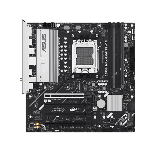 ASUS Alaplap AM5 B850M MAX GAMING WIFI AMD B850, mATX