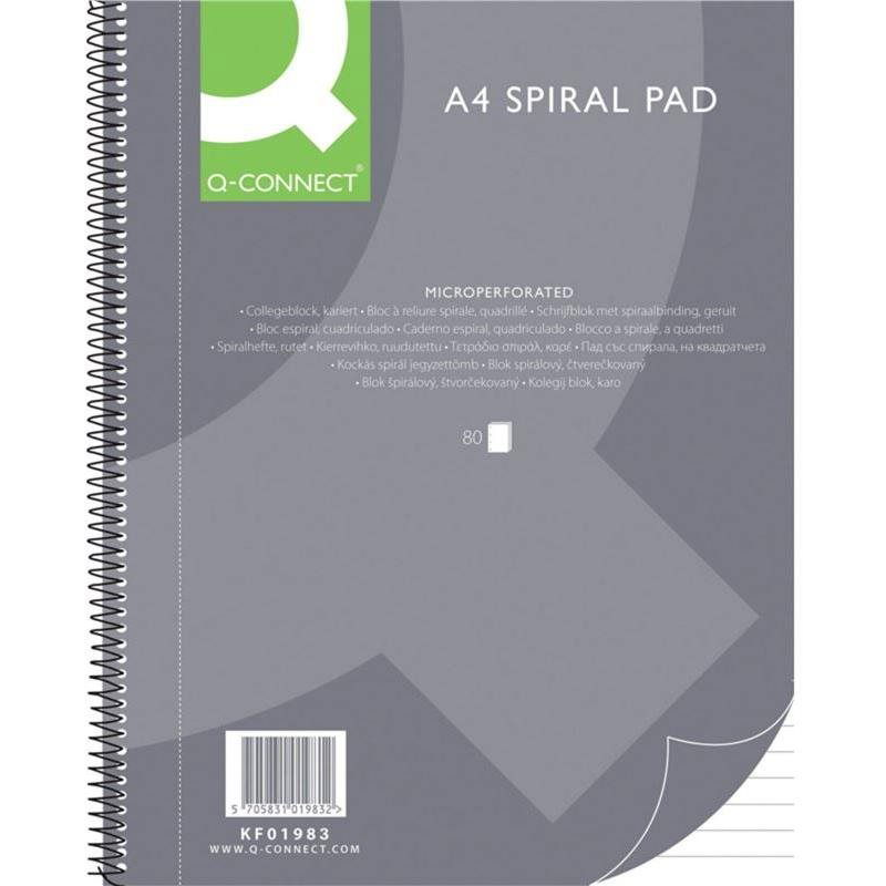Q-CONNECT A4, 80 lap, bélelt (KF01983)