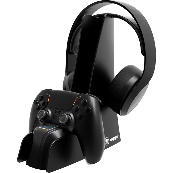 snakebyte DUAL CHARGE & HEADSET STAND 5 fejhallgató állvány és kontroller töltő fekete (SB918636)