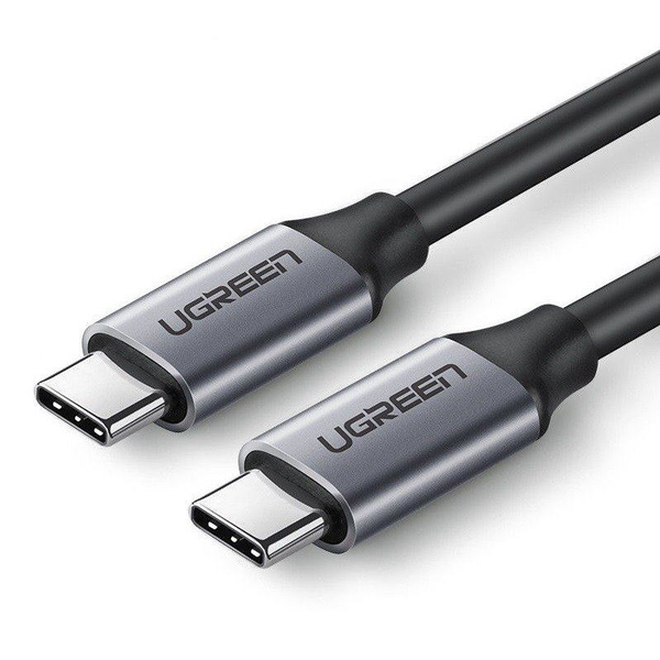 Ugreen 50751 câble USB Thunderbolt 3 1,5 m USB C Noir, Argent