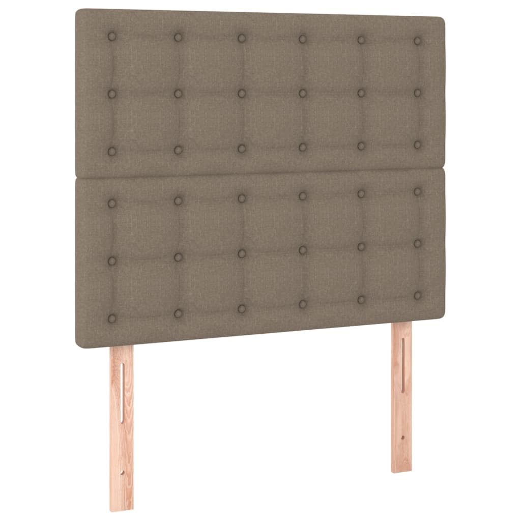 2 db tópszínű szövet fejtámla 100x5x78/88 cm (3116760)