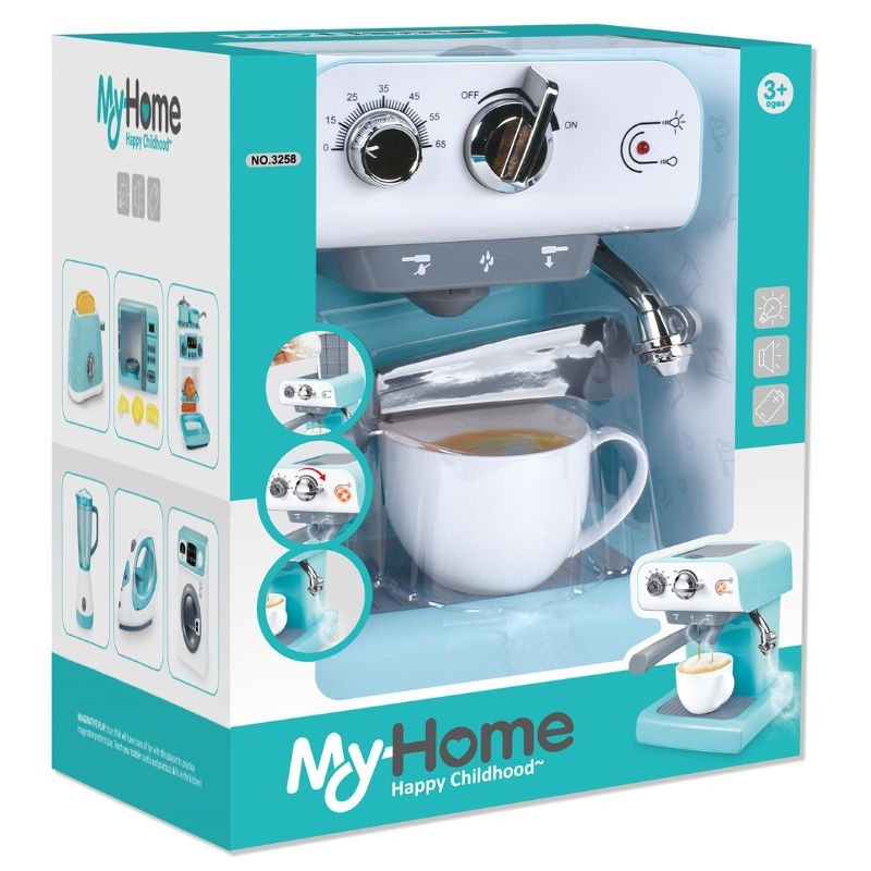 MyHome Mini kávéfőző gőzfunkcióval - Türkiz (3258)