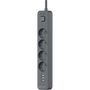 Удължител TRACER Power Line + 4 гнезда + 3 USB порта, 1.5m, 12W