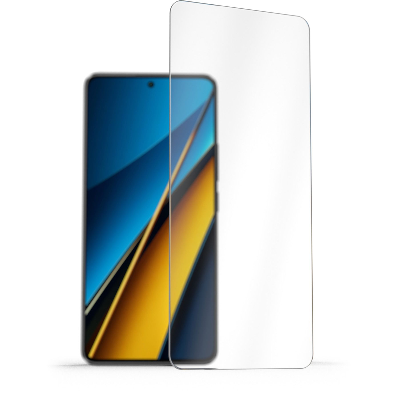 AlzaGuard Glass Protector POCO X6 5G 2.5D üvegfólia - Case Friendly (AGD-TGF245)