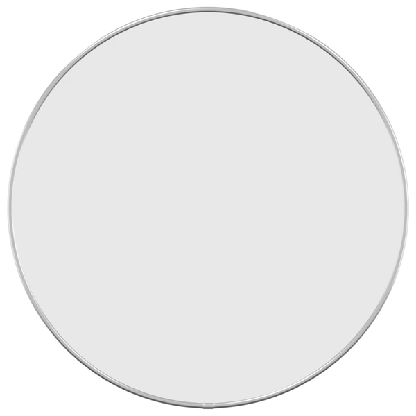 Oglindă de perete rotundă, argintiu, Ø 50 cm