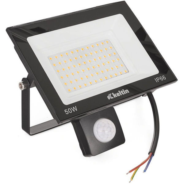 Naświetlacz LED 50W z czujnikiem ruchu – barwa biała ciepła 2700K (20)