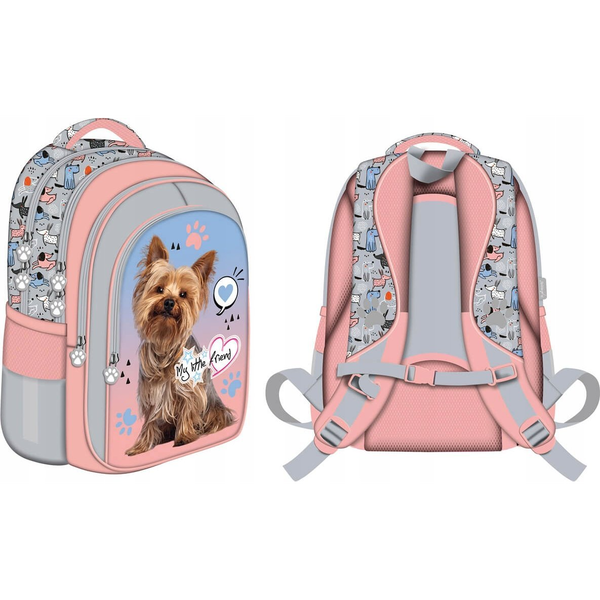 4-compartment Backpack St. Right Bpl-58 My Little Friend Grey York