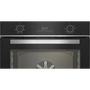 Beko BBIE13300XC sütő 72 L 2400 W Fekete, Rozsdamentes acél