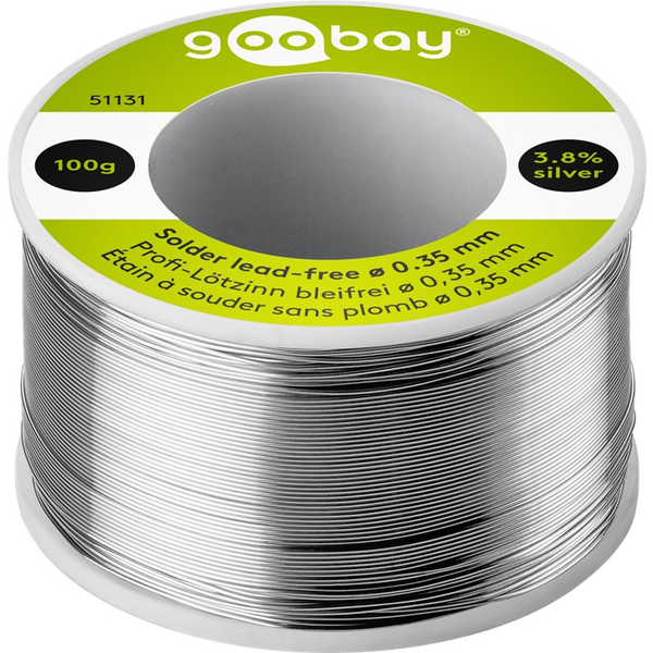 Estaño Para Soldar Sin Plomo, Sección Transversal De 0,35 Mm, Rollo De 100 G