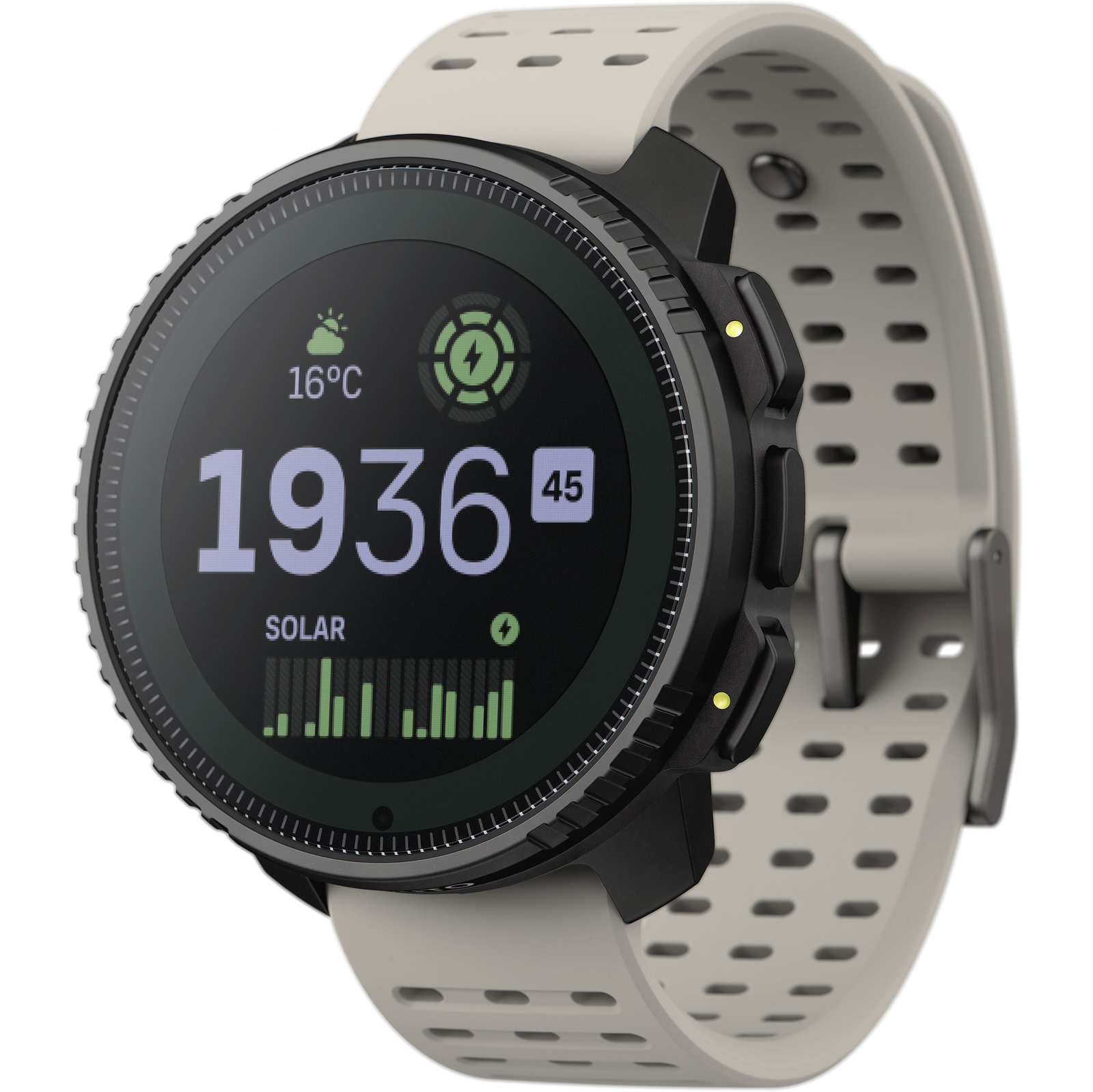 Sportovní hodinky SUUNTO Vertical Solar Sand stříbrné (SS050986000)