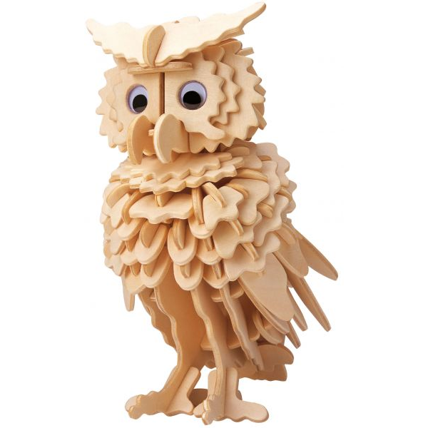 Eureka 3D Puzzle Gepetto's Workshop : Bagoly Fa modell (EUR34404)