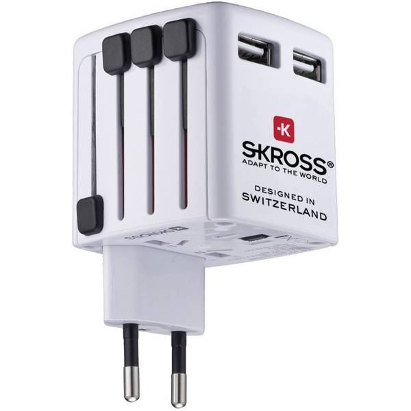 SKROSS World USB Charger utazó hálózati USB töltő (SKR-WORLDUSB) (1.302320)