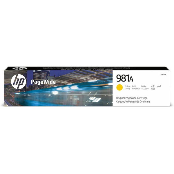 Cartuș de cerneală original HP 981A galben PageWide 68,5 ml (J3M70A)