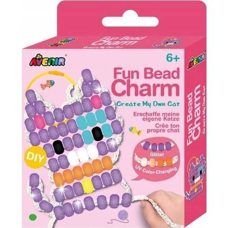 Avenir Gyöngyfigura Varró Készlet Színváltó Gyöngyökkel - Cica (583155)