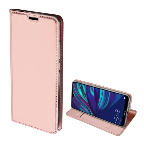 Dux Ducis Skin Pro Huawei Y7 2019 (Y7 Prime 2019) Flip Tok - Rozéarany (GP-86360)