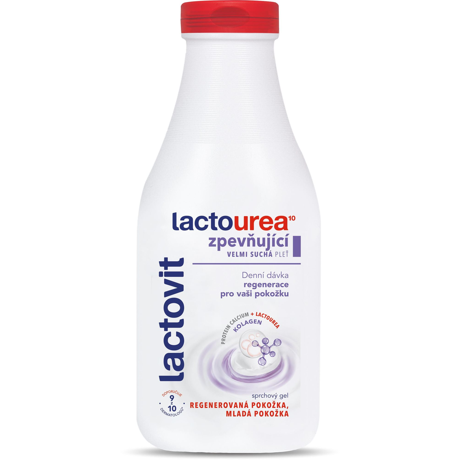 LACTOVIT Lactourea feszesítő tusfürdő 500 ml (8411135007406)