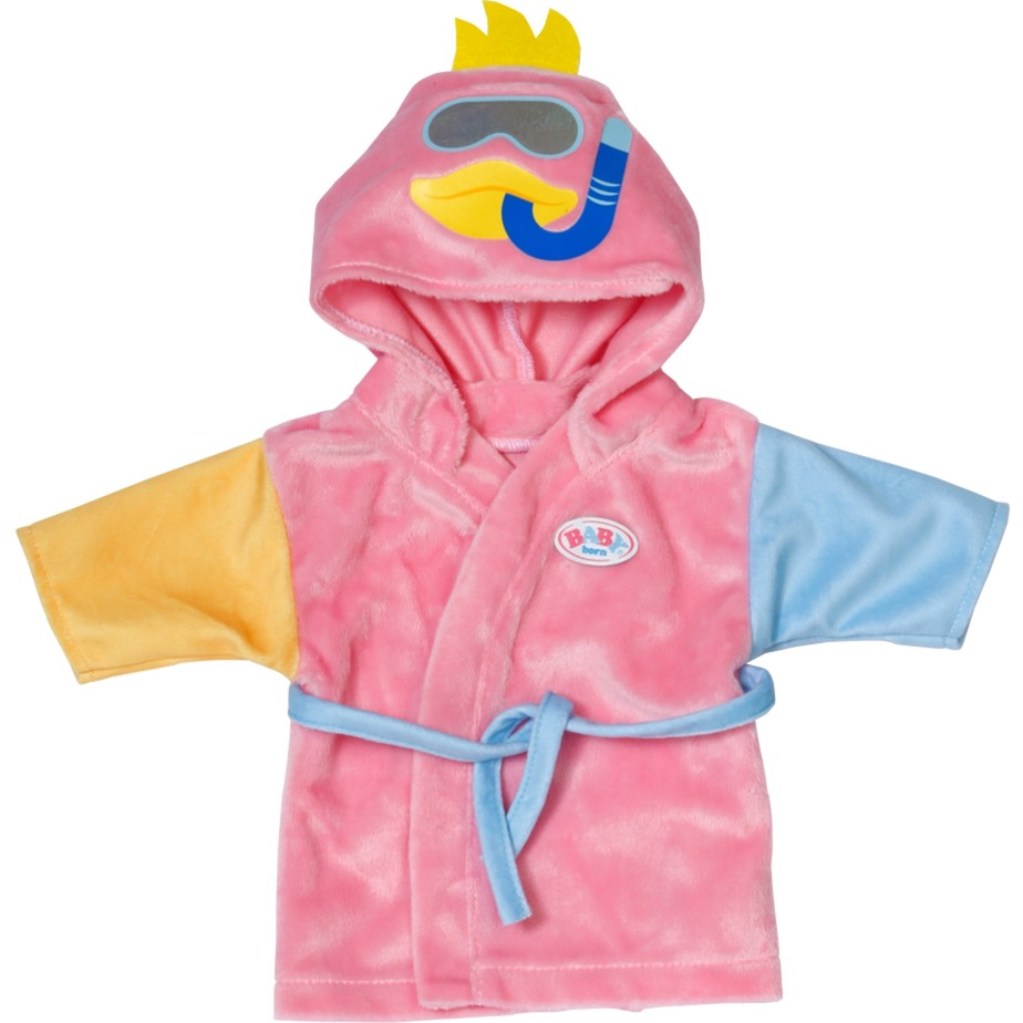 Zapf Creation BABY born® Kacsa mintás színes fürdőköpeny - 43cm (838167)