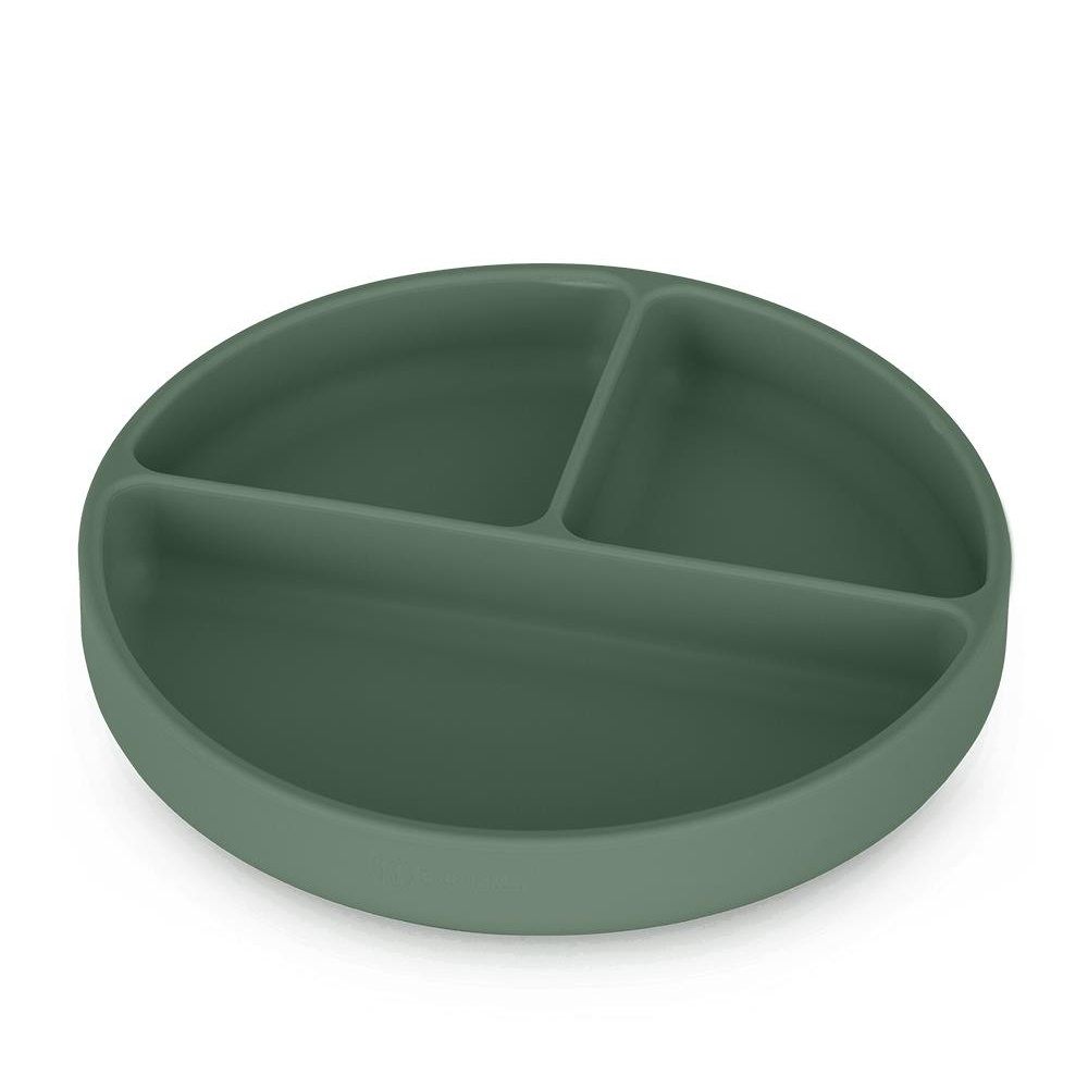 PETITE&MARS Take&Match Misty Green kerek szilikon tányér (8596202007685)