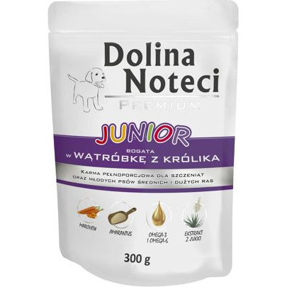  Dolina Noteci Premium Junior z wątróbką z królika 300g