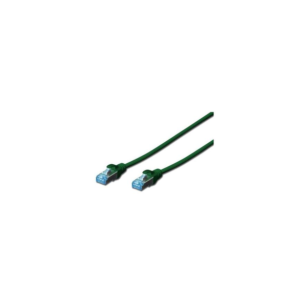 Digitus CAT5e SF-UTP Patch Cable 0.5m Green, 149563, Мрежови кабели