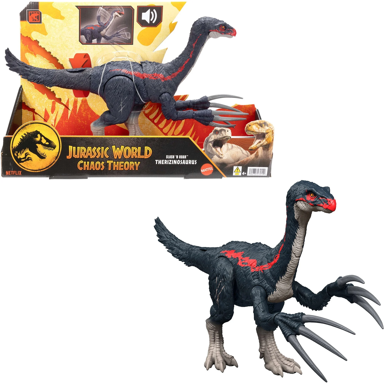 Mattel JCG17 Jurassic World Therizionosaurus figura (JCG17)