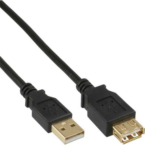 InLine 4043718125128 USB Kabel USB 2.0 5 m USB A Schwarz