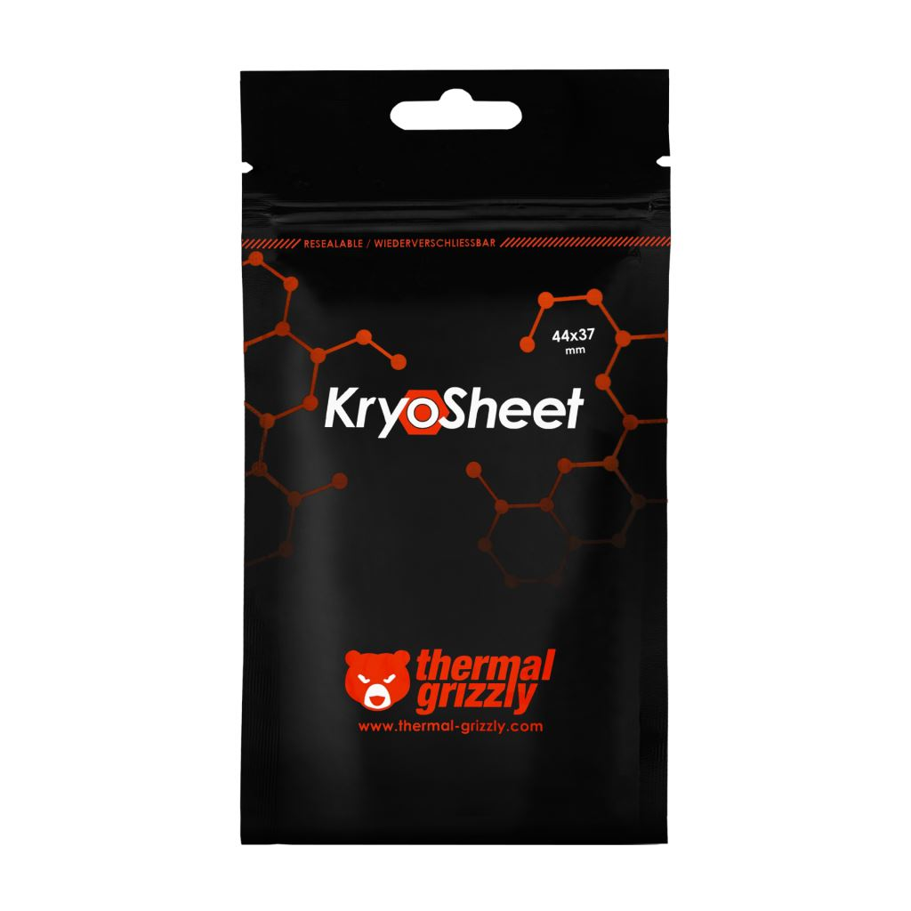 Thermal Grizzly KryoSheet hővezető lap 44x37x0,2mm (TG-KS-44-37) (TG-KS-44-37)