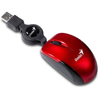 Genius Micro Traveler V2 оптична мишка червена USB