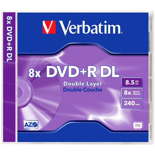 Verbatim 43540 lege dvd 8,5 GB DVD+R 1 stuk(s)