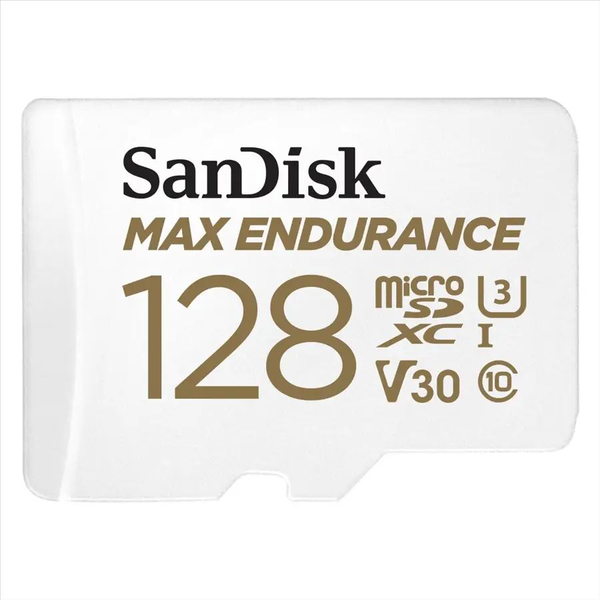 SanDisk Max Endurance microSDXC 128GB Class 10 U3 + adaptér