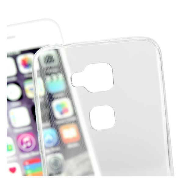 Apple iPhone Xs Ultravékony Szilikon Hátlap Tok - Átlátszó (27007)