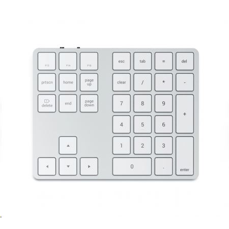 Satechi Aluminium Extended Keypad - bezdrátová numerická klávesnice s