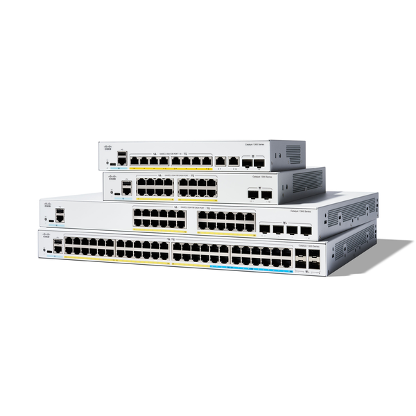 Cisco Catalyst 1300X-48T-4X - Switch - L3 - managed - 4 x 10 Gigabit SFP28 + 48 x 10/100/1000Base-T - an Rack montierbar