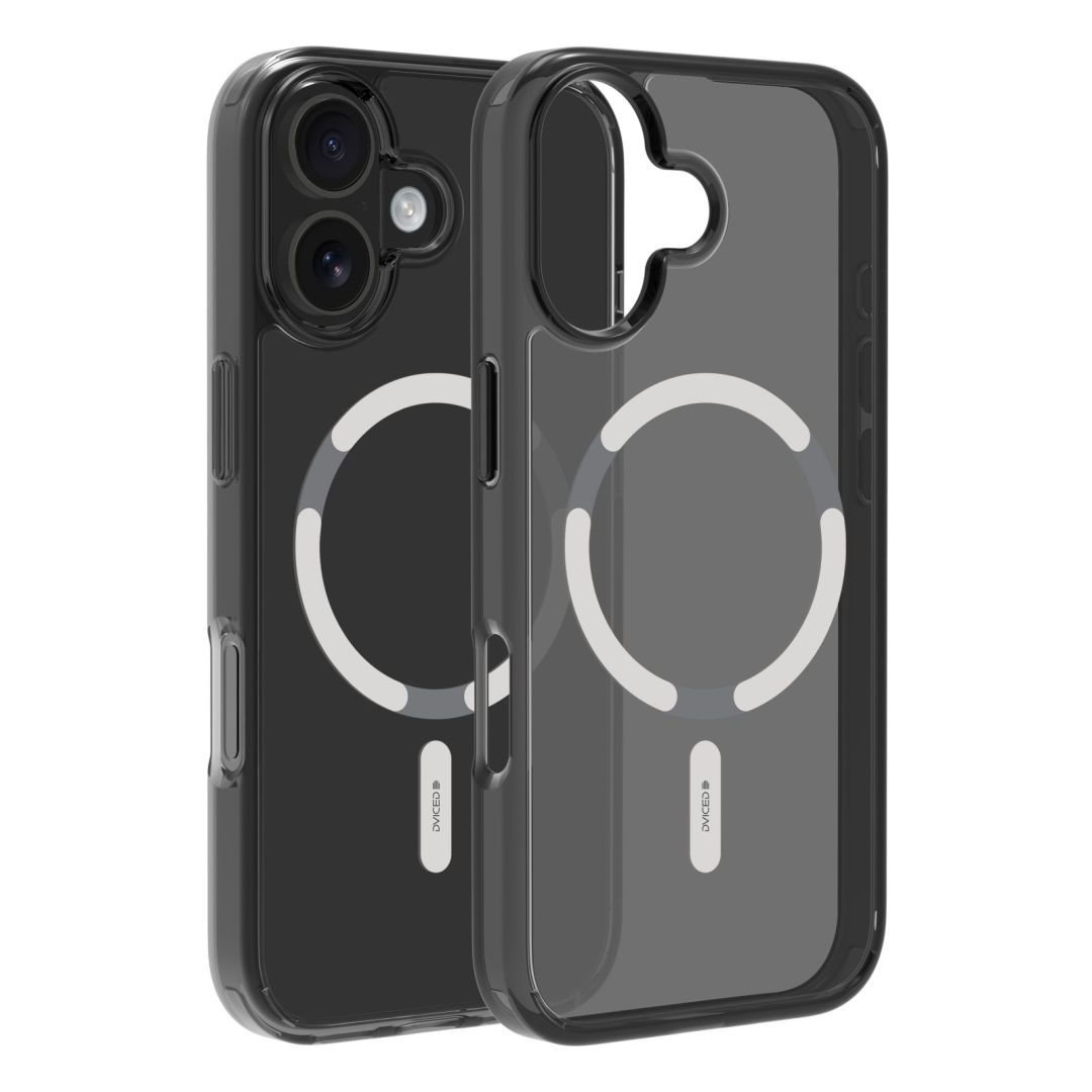 DVICED MagSafe kompatibilis tok Apple iPhone 17 füstös fekete-ezüst (DV511054)