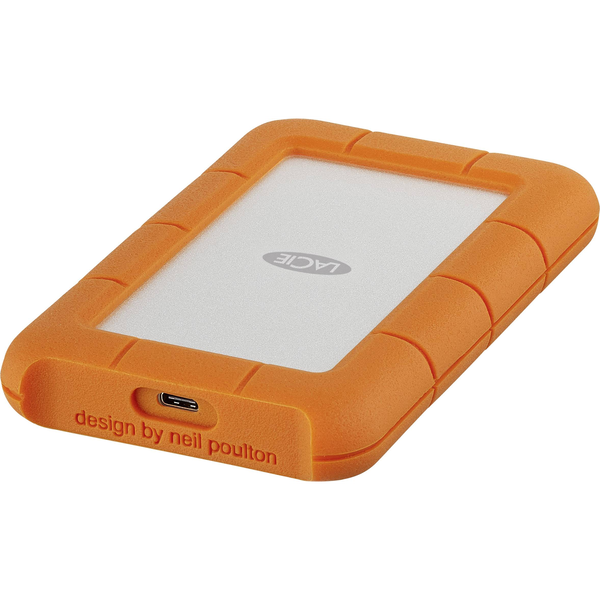 Външен хард диск LaCie Rugged 4TB, USB 3.1 Type C, Сребрист