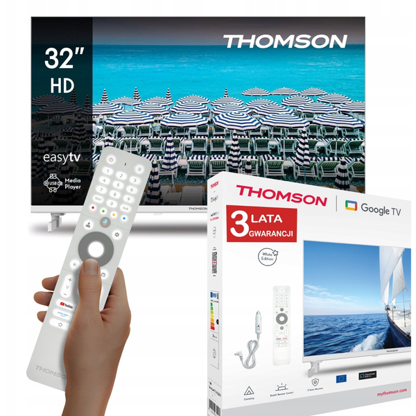 Tv Led 32" (81 Cm) Thomson 32hd2s13w, Hd, Easy Tv
