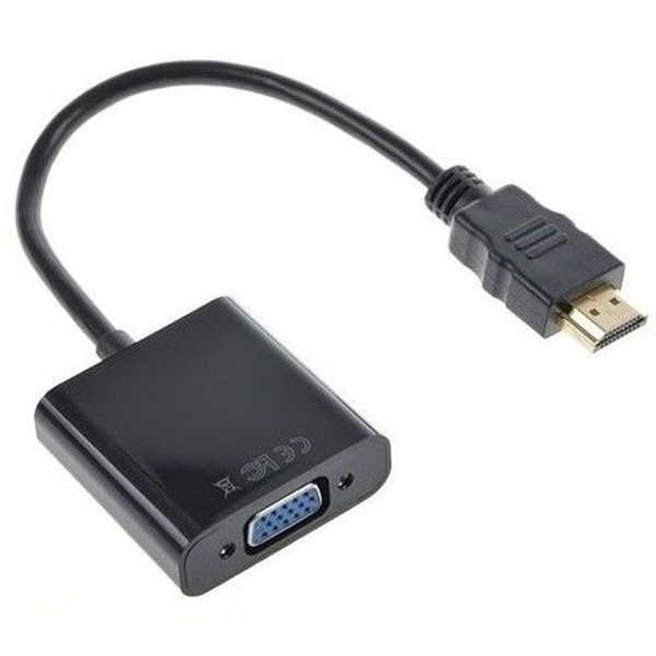 Sbox HDMI apa - VGA anya adapter - Fekete