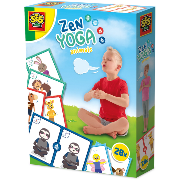 SES Creative Zen yoga animals Carta da gioco Concentrazione