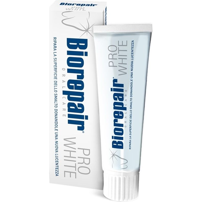 Biorepair Pro White fogkrém Zománcvédelem, fehérítő hatás 75ml (8017331054215)