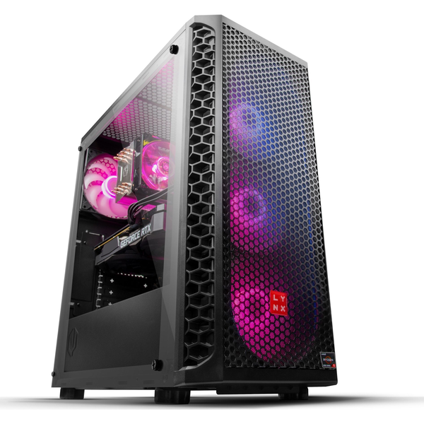 Sistem Desktop PC Gaming Lynx Challenger, Intel Core i5, 32GB, SSD 1TB, Nvidia GeForce RTX 4060