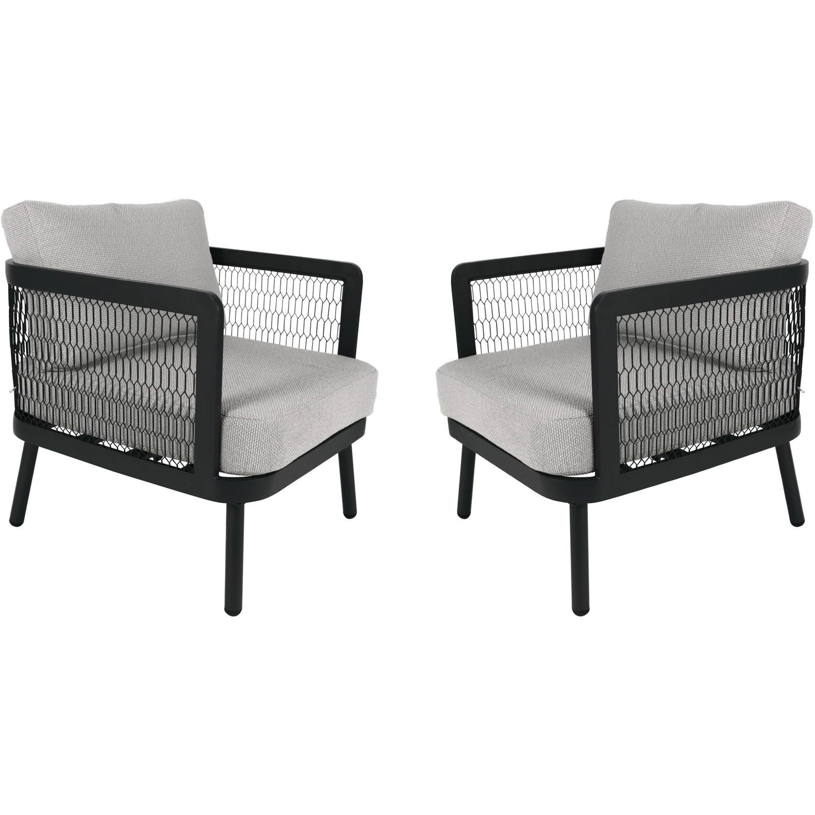 ROJAPLAST Edinburgh Duo alumínium kerti fotel, 2 db (614275-2S)