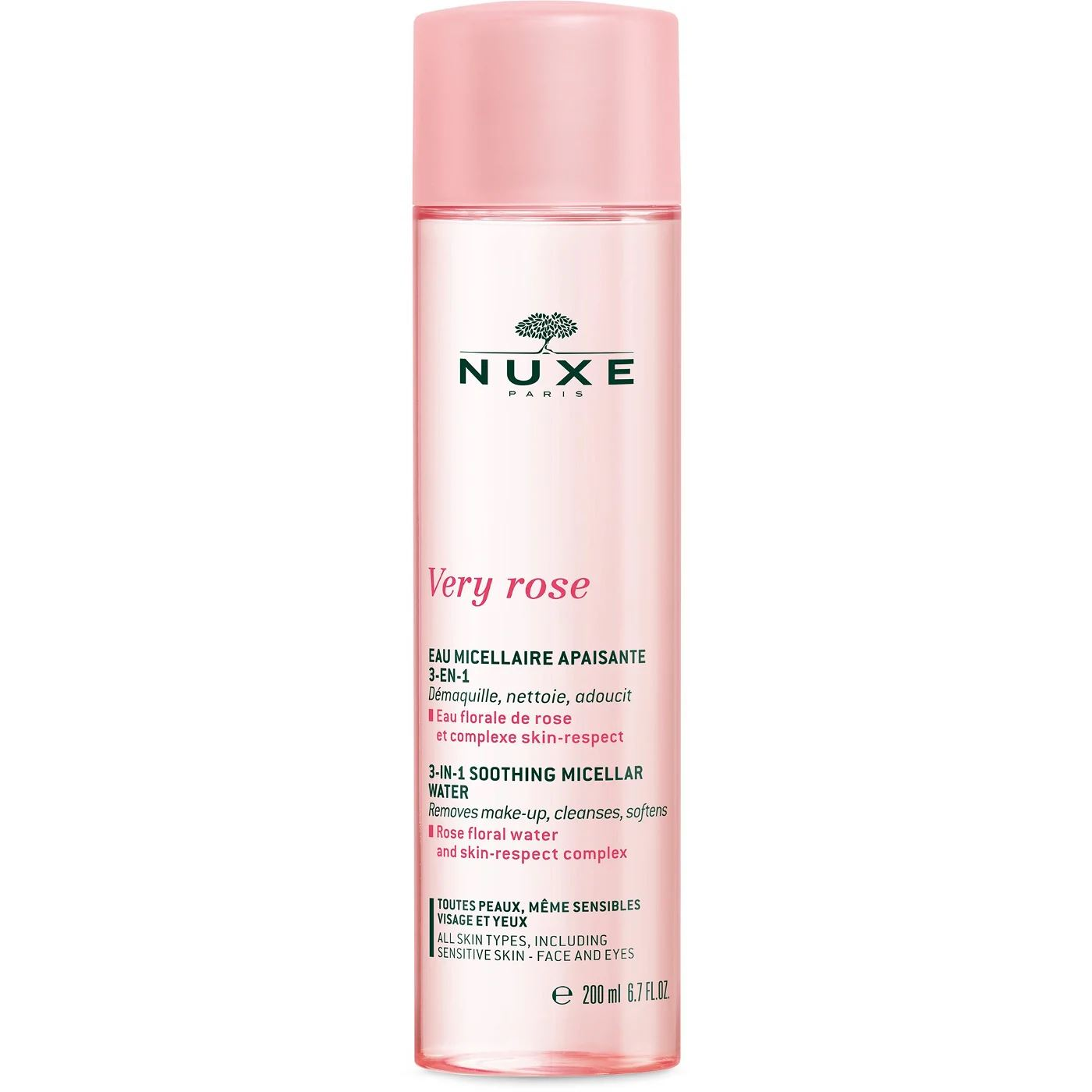 NUXE Very Rose 3-in1 Soothing micellás víz 200 ml (3264680022043) (3264680022043)