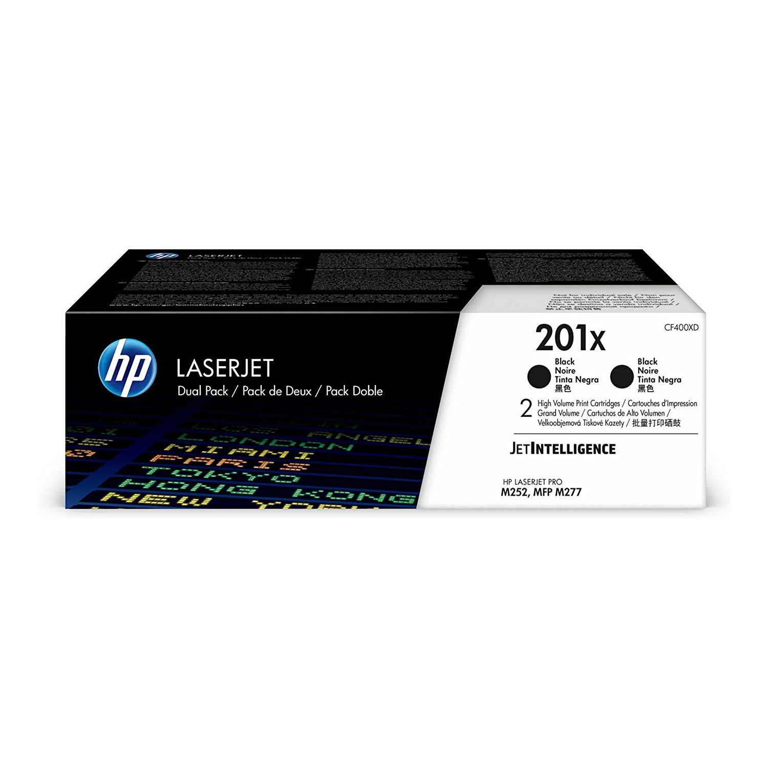 HP CF400XD (201X) 2-pack Black toner (CF400XD)