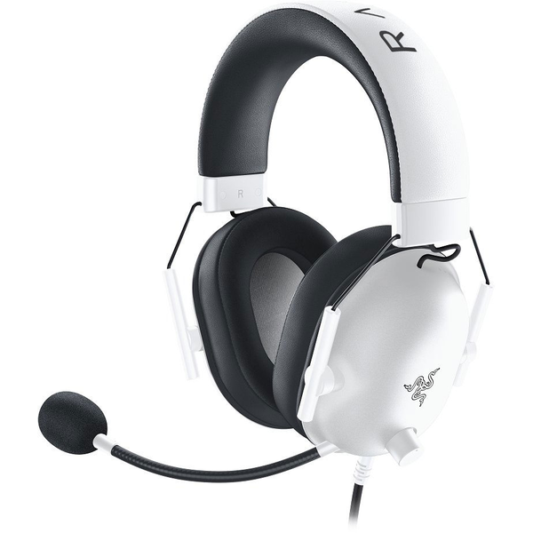 Căști cu fir pentru jocuri Razer BlackShark V2 X, albe, cu licență Xbox