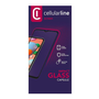 Cellularline ударно стъклено капсулно протекторно стъкло, 2.5d, ултратънко, 0.2mm, 9h, черно, съвместимо: Samsung Galaxy A30, SM-A305F, / Galaxy M30, SM-M305F, / Galaxy A30s, SM-A307F
