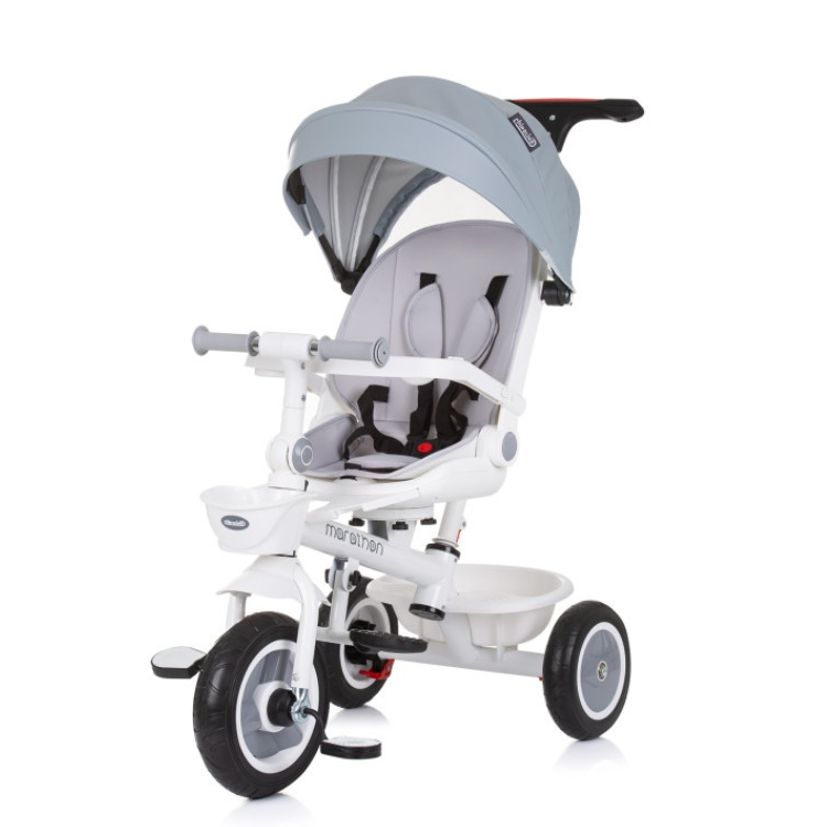 CHIPOLINO Marathon tricikli kupolával ash grey - szürke (3800931062255)