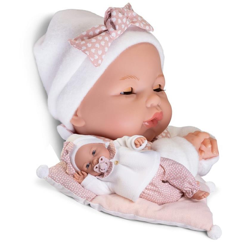 Antonio Juan 14363 Bimba - pislogó baba hangokkal és puha szövettesttel - 37 cm (8435083614639)