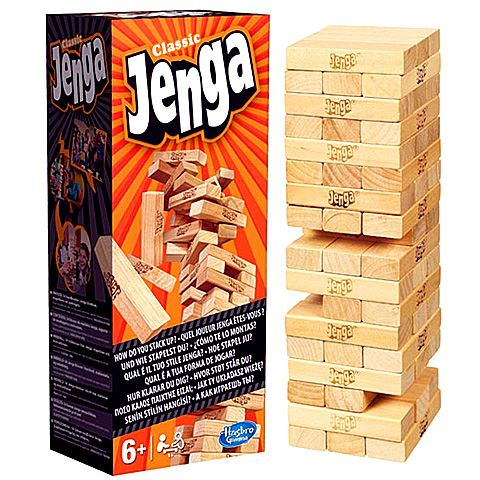 Hasbro Jenga Classic társasjáték (A2120) (HAS-A2120)