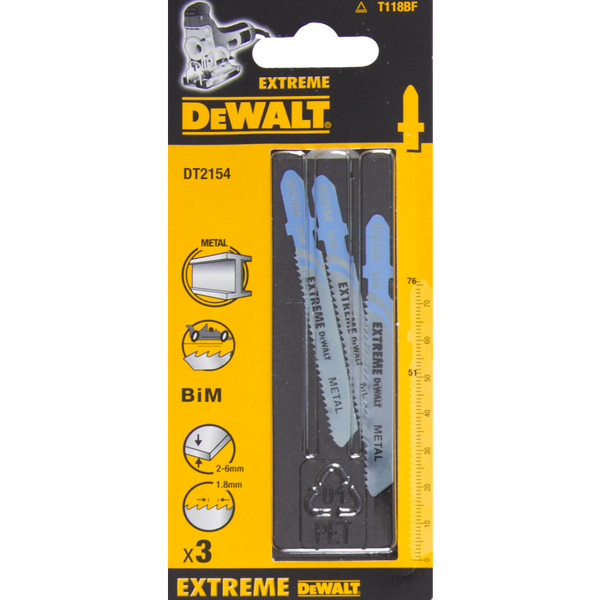 Dewalt Dt2154-qz - Hojas Extreme De Cobalto 76mm
